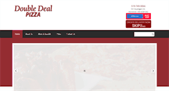Desktop Screenshot of addoubledealpizza.ca